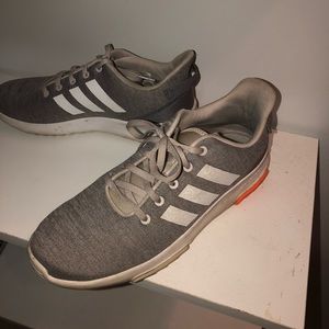 Adidas gray gym shoes (men size 7)